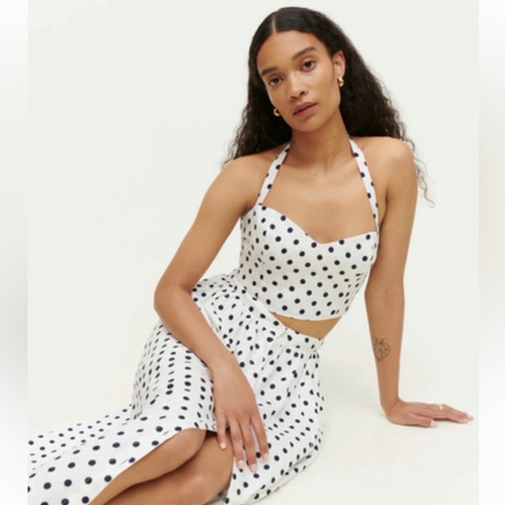 Reformation Orzo Linen Two-Piece Set